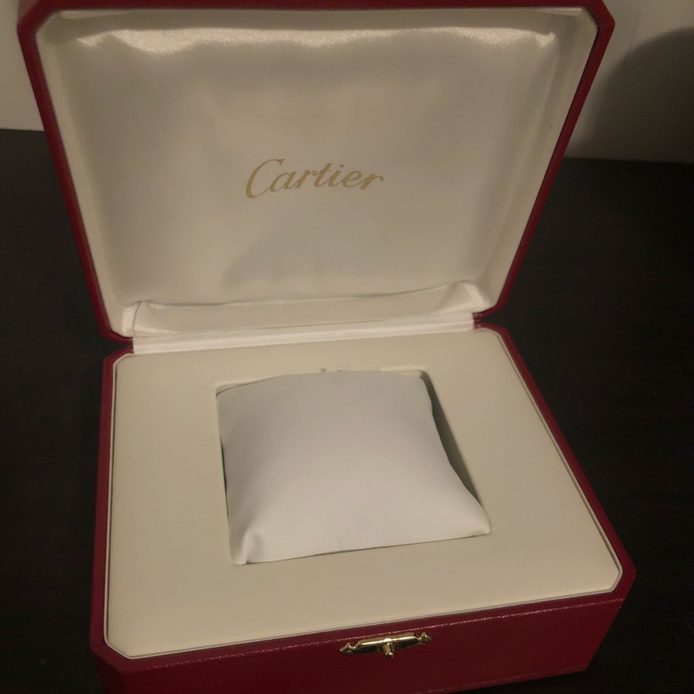 Brand New w/ Tags Cartier Watch Box in Classic Red
